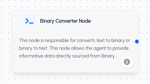 Binary Converter Tool Node