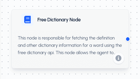 Free Dictionary Tool Node