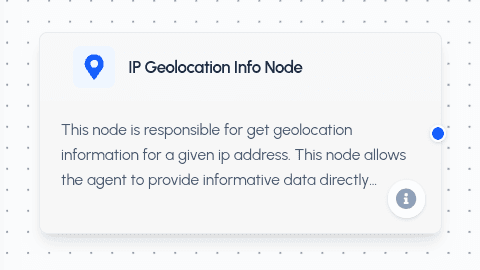 IP Geolocation Info Tool Node