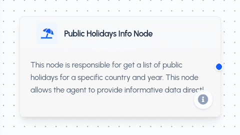 Public Holidays Info Tool Node