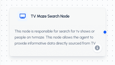 TV Maze Search Tool Node