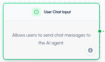 User Chat Input Node