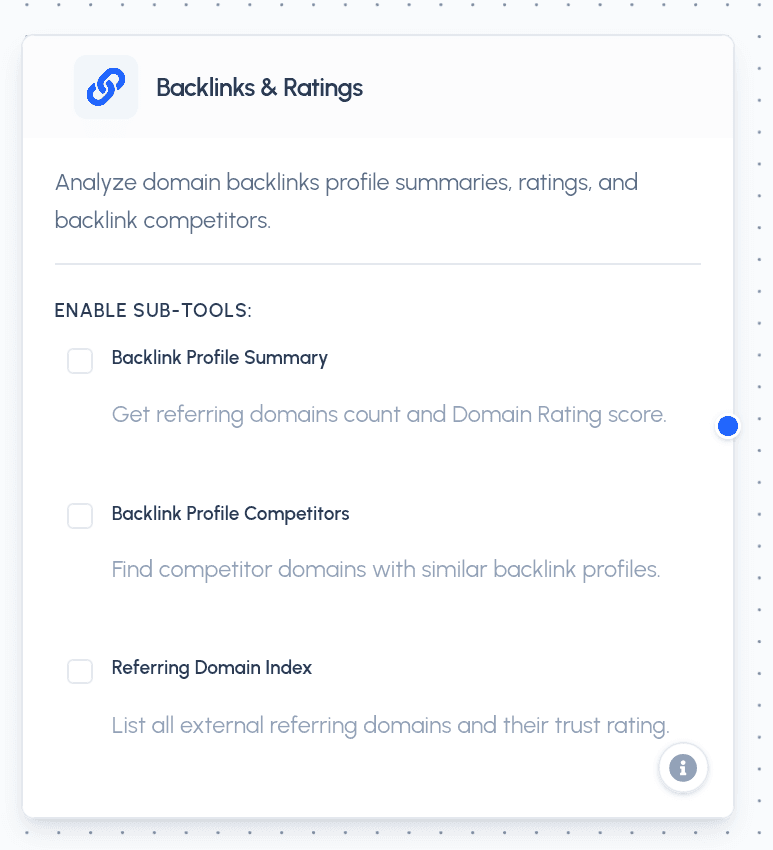 Backlinks & Ratings