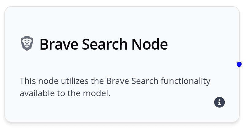 Brave Search Tool Node