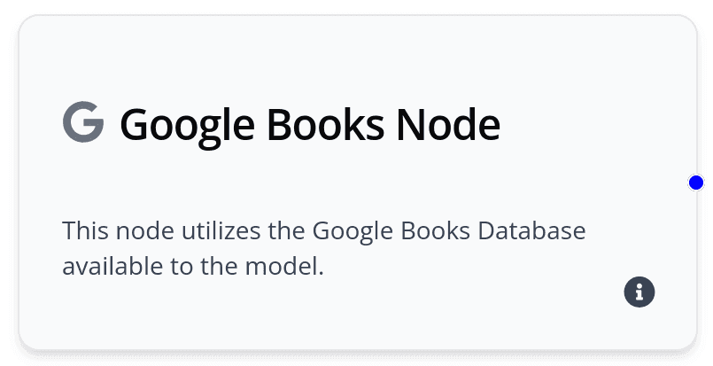 Google Books Tool Node