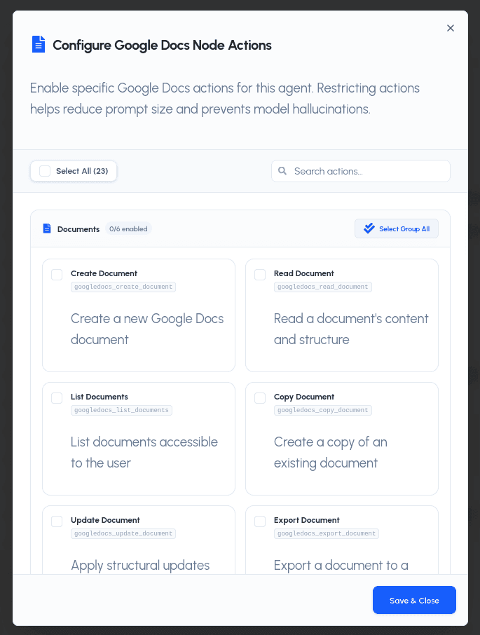Google Docs Node
