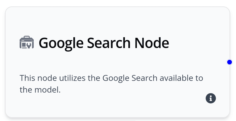 Google Search Tool Node
