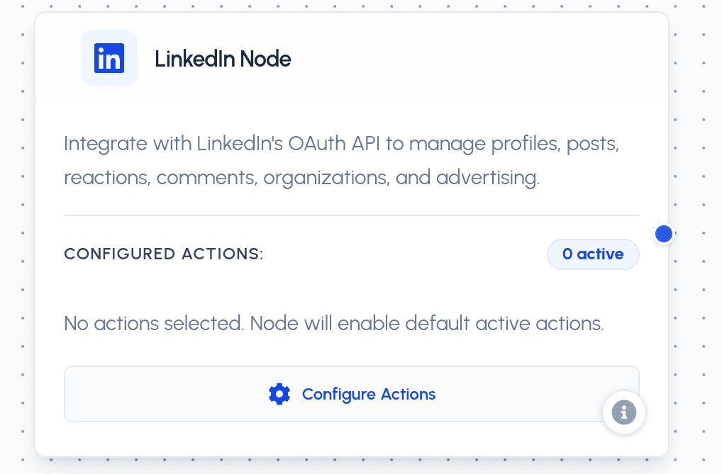 LinkedIn Node