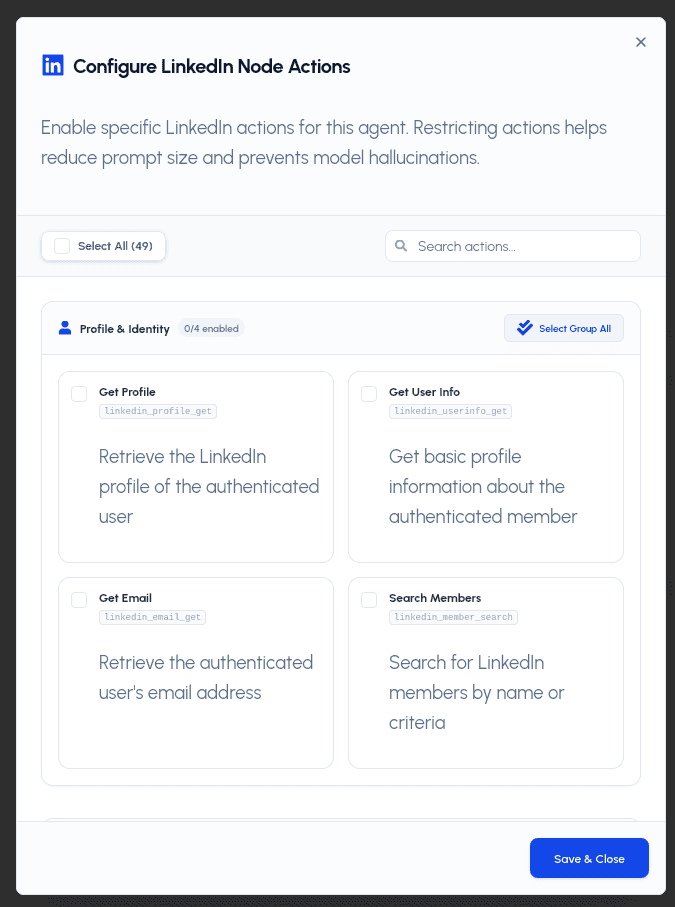 LinkedIn Node