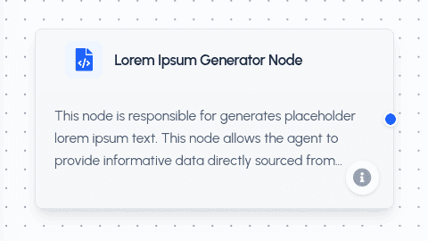 Lorem Ipsum Generator Tool Node