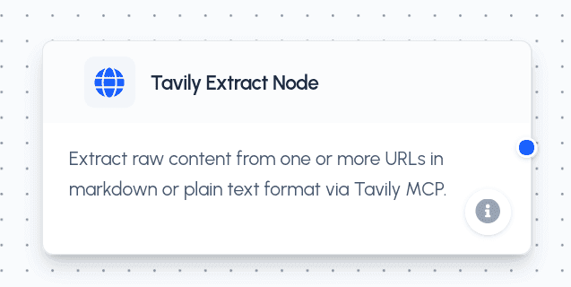 Tavily Extract Node