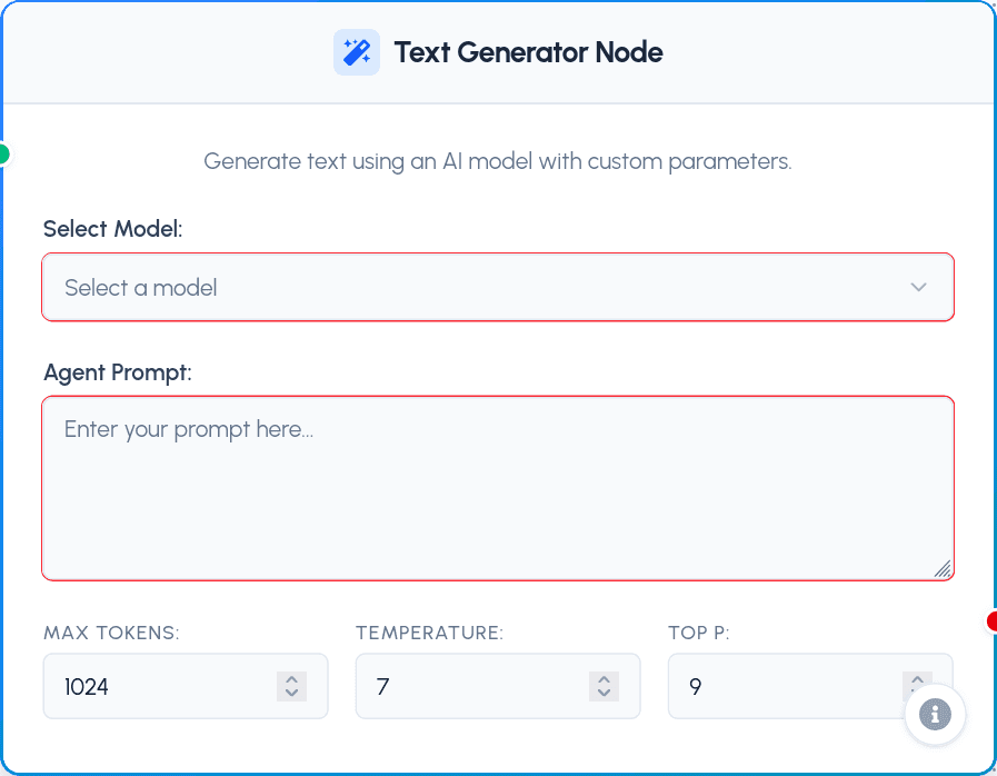 Text Generator Node