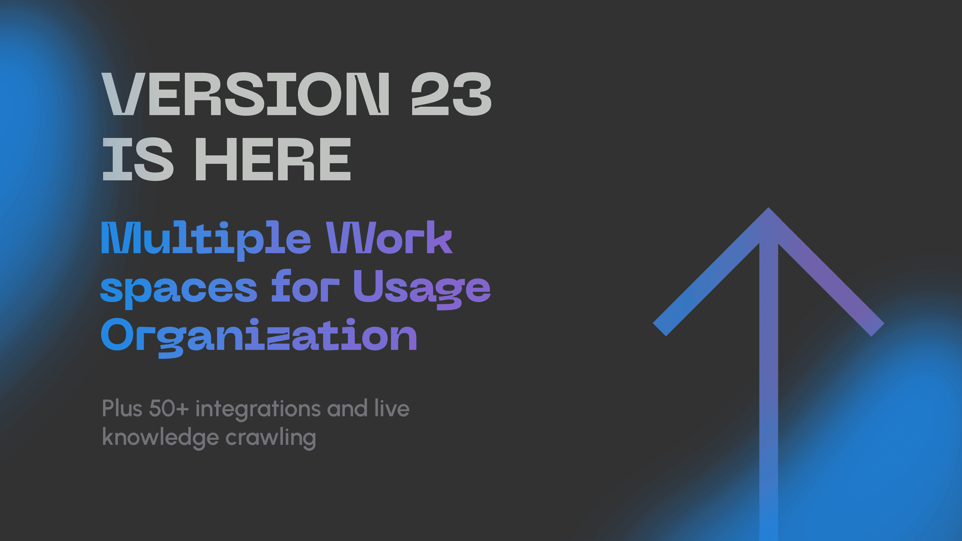 Inside the v23 Release: Workspaces, a 50-Node Connector Library, and Live Web Crawling