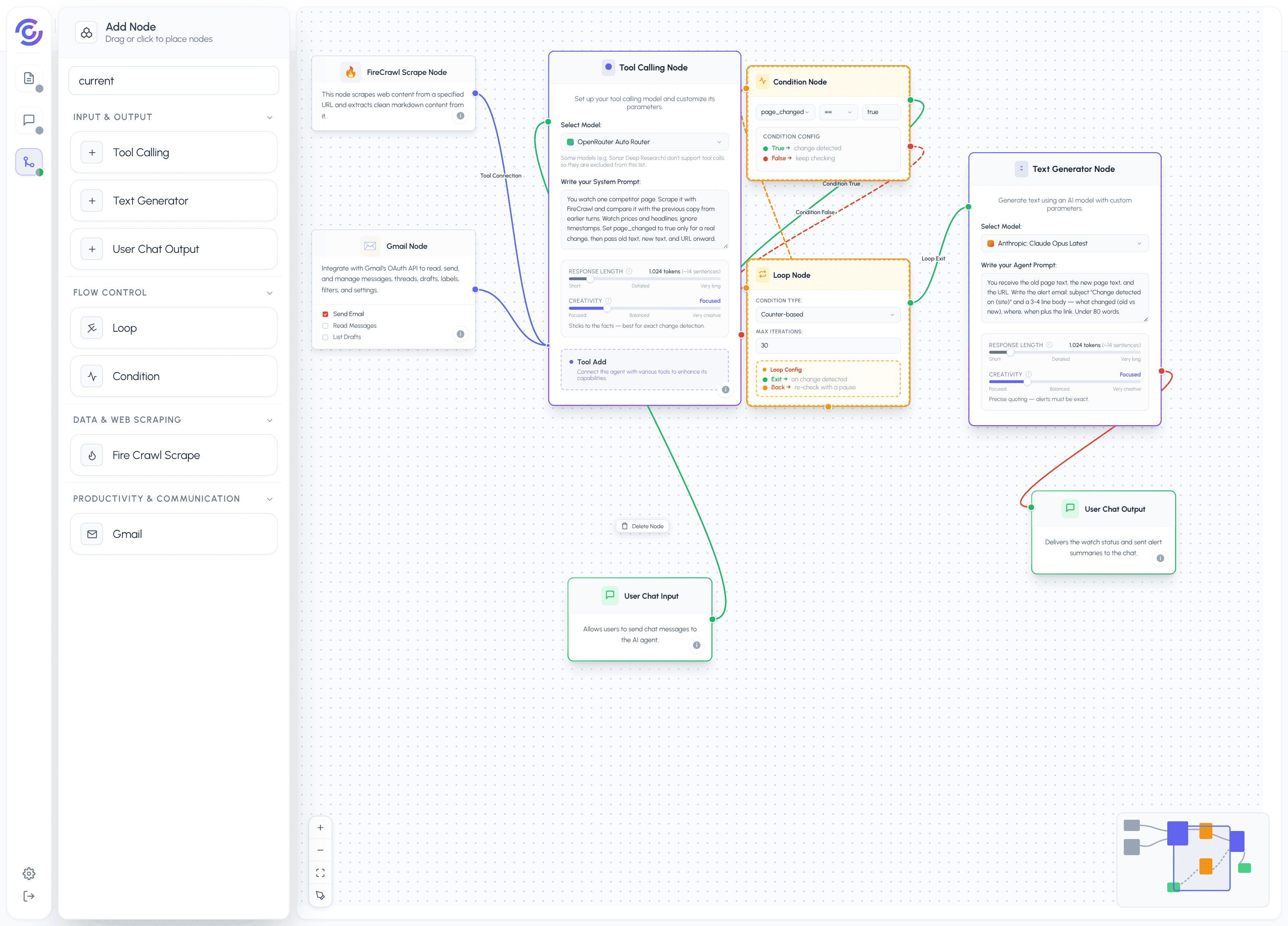 Competitor Page Watcher