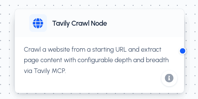 Tavily Crawl Node